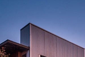 Dusk Exterior Building Shot l The Retro Apartments For Rent in Sacramento, CA